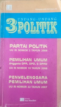 Image of 3 UNDANG-UNDANG POLITIK